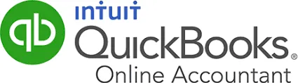 A logo for microsoft quicken online account.